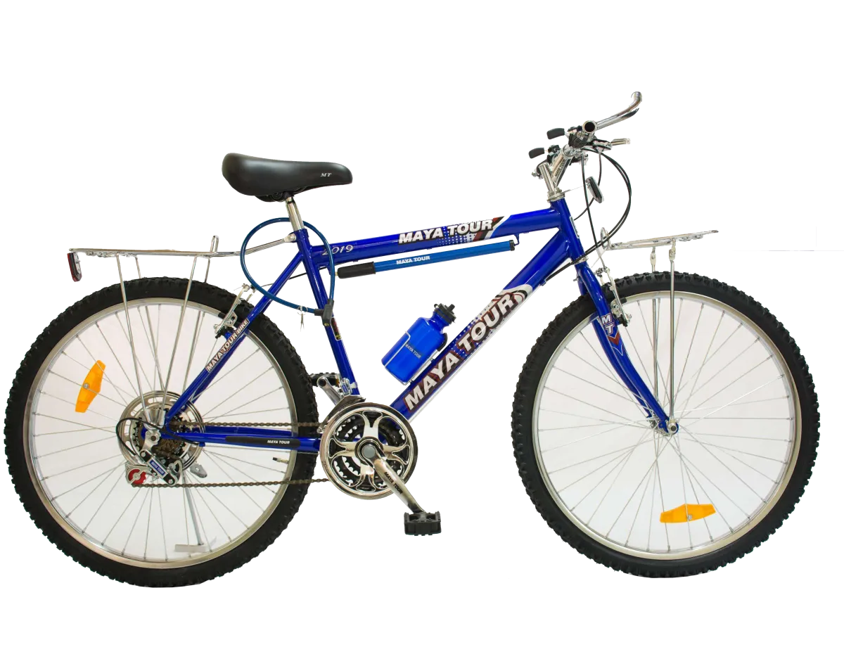Bicicleta Montañesa Maya Tour Equipada Color Azul No. 26 - Imagen 1