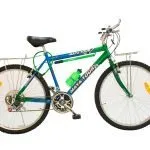 Bicicleta Montañesa Maya Tour Equipada Color Azul y Verde No. 24