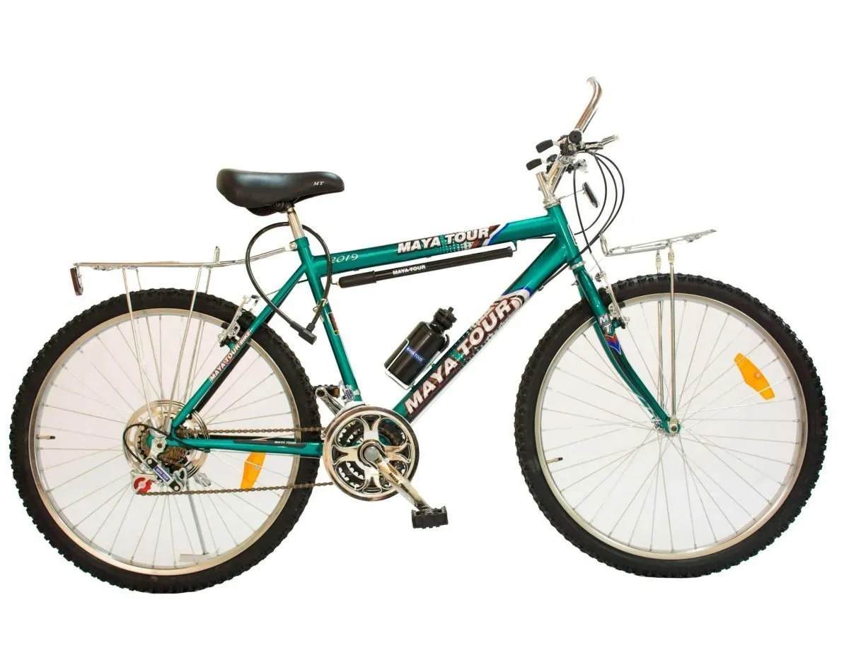 NO26EQUIPADA-VERDE Bicicleta Montañesa Maya Tour Equipada Color Verde No. 24 - Imagen 1