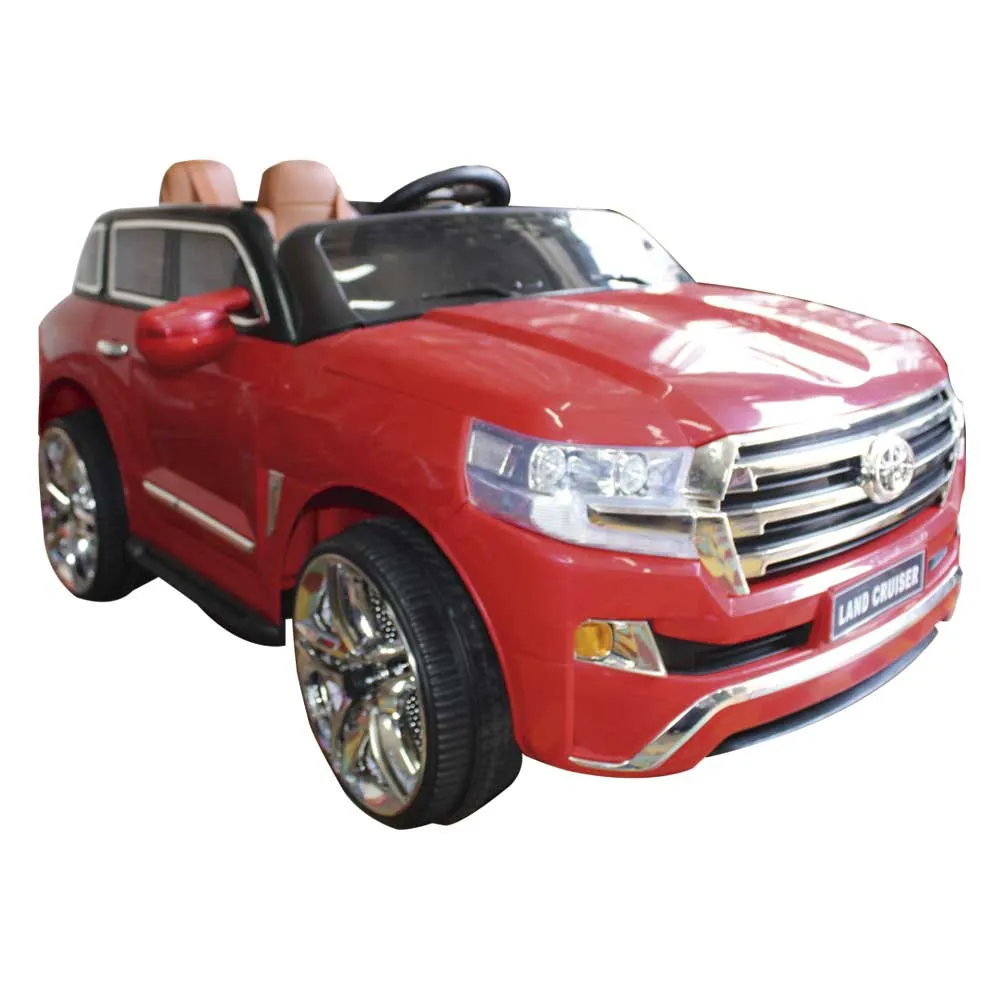 color-rojo-carro Toyota Land Cruiser Asientos De Cuero Color Rojo - Imagen 1