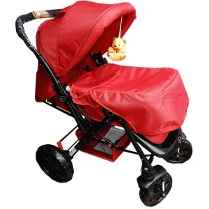 Carruaje con pañalera y amortiguadores, Comercial los Angeles