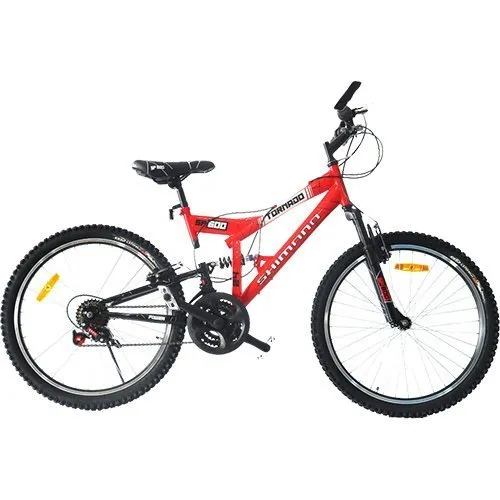 Bicicleta De Montaña Shimano Tornado Roja Comercial Los