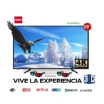 Televisor RCA 59″ | Smart TV 3D 4K | RC59J22S-4KSM