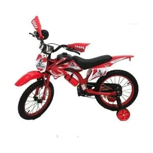 Bicicleta De Niño | Motocross | Rojo/Blanco