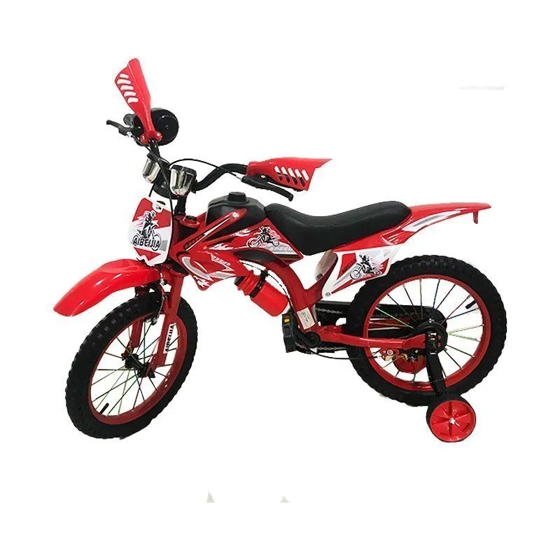 Bicicleta De Niño | Motocross | Rojo/Blanco