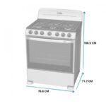 Estufa de gas Mabe de 30 Pulgadas | EM7622BAPS1