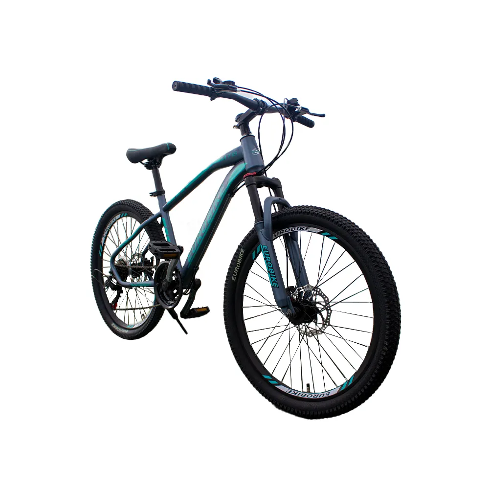 Bicicleta EuroBike Color Azul-Verde