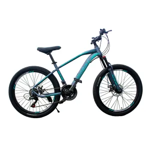 Bicicleta EuroBike Color Azul-Verde