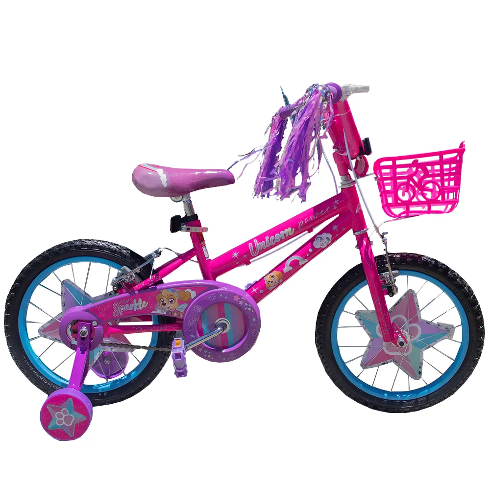 bicicleta para nina paw patrol