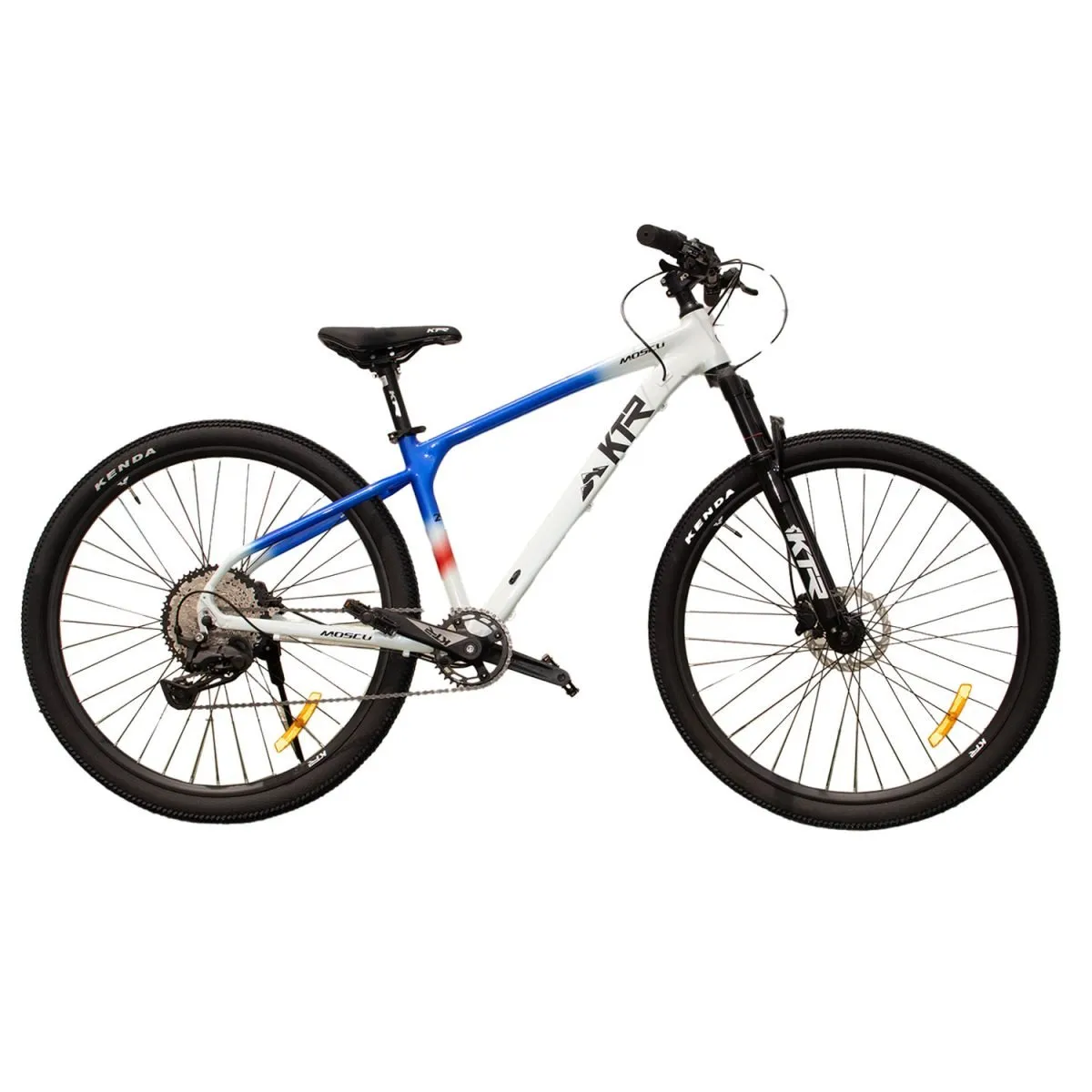 bicicleta ktr moscu color blanco/azul