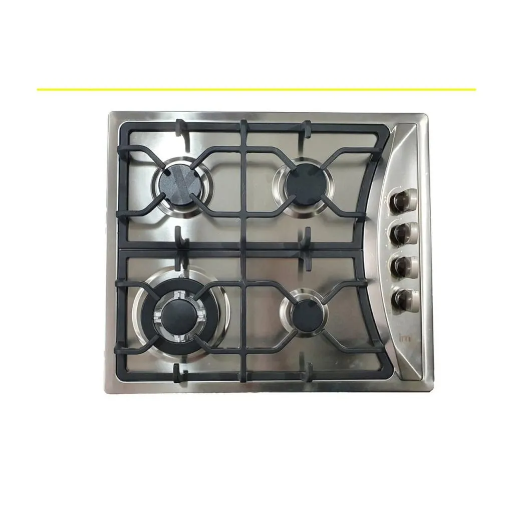 Estufa Empotrable de Acero Inoxidable de 4 Quemadores | IML QE-4A