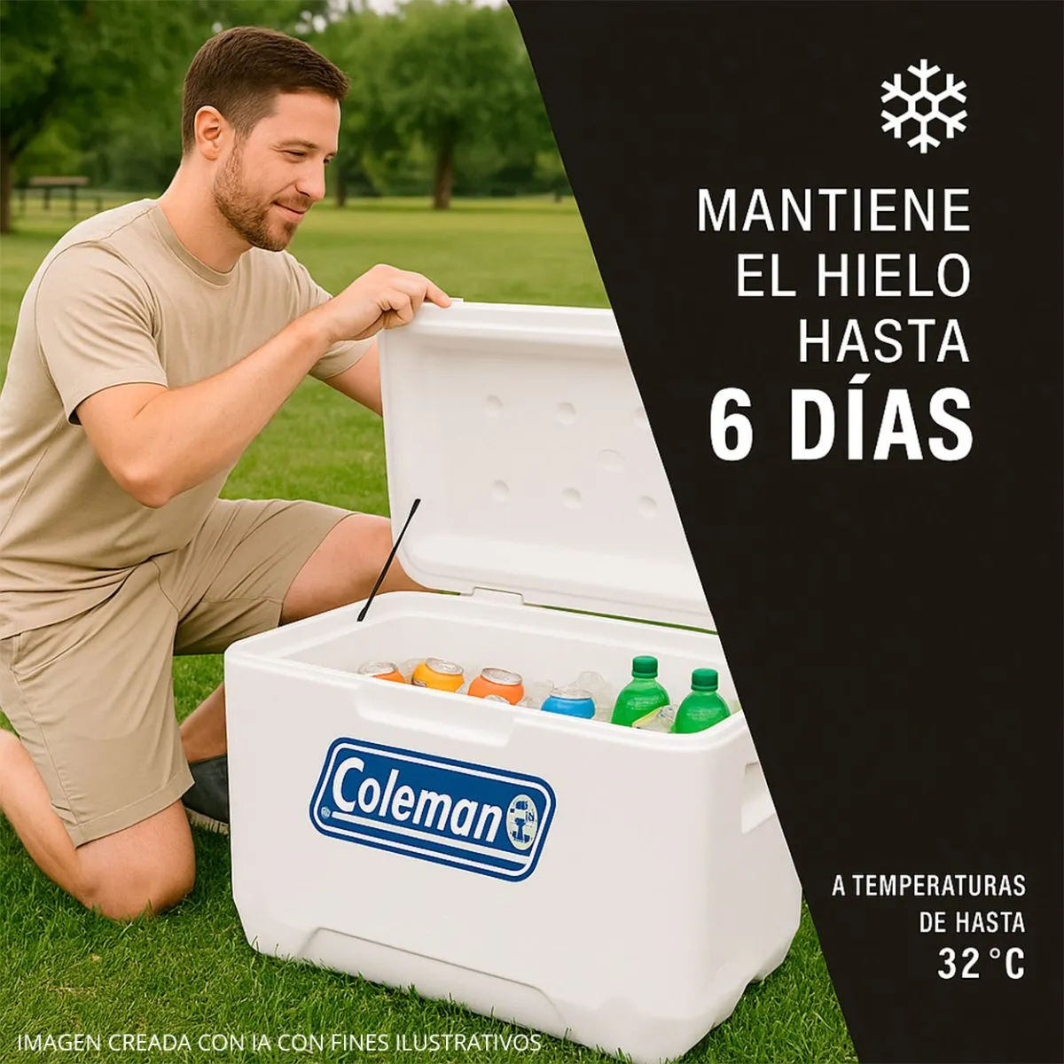 Hielera Cooler 120QT Color Marina - Imagen 2