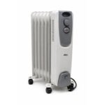 Calefactor de aceite BIMAX HY-B1 de 1000W con 7 paneles de calefacción,