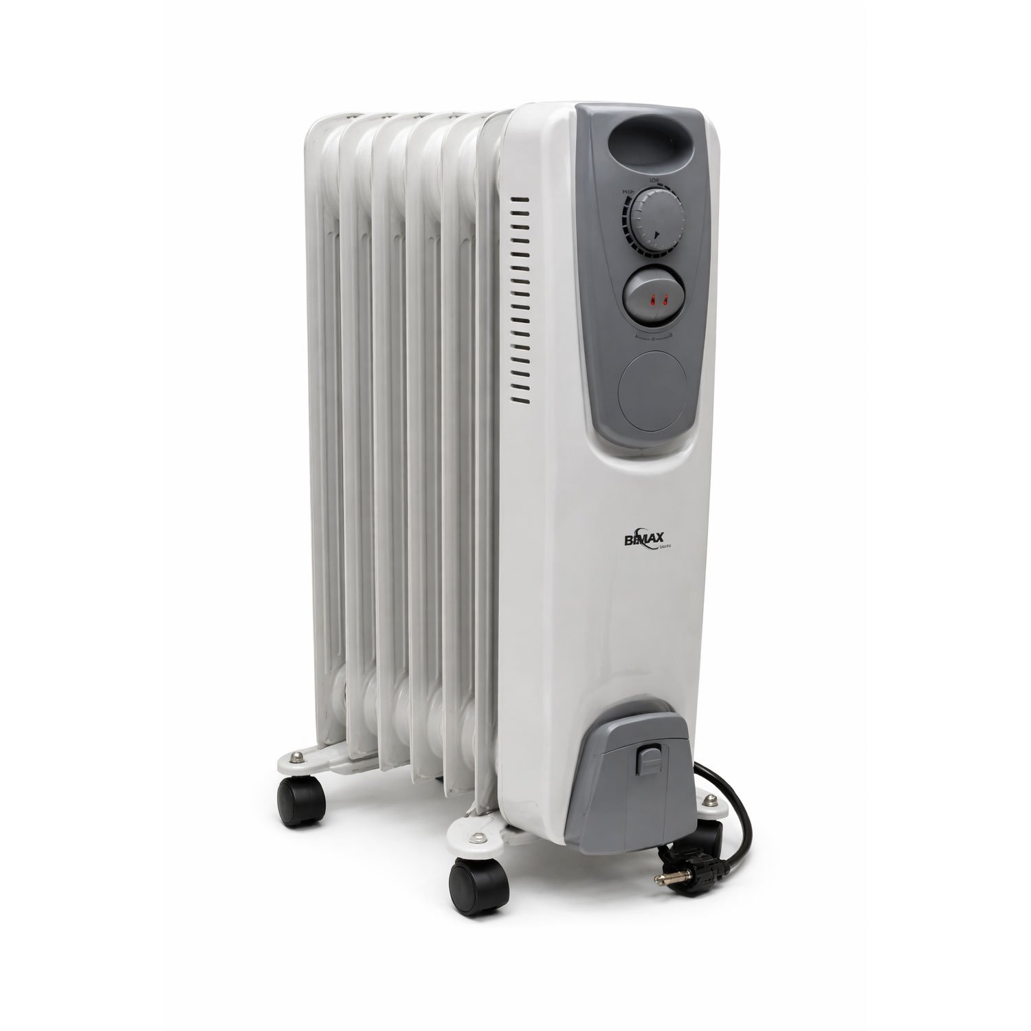 Calefactor de aceite BIMAX HY-B1 de 1000W con 7 paneles de calefacción, Calefactor de aceite BIMAX HY-B1 de 1000W con 7 paneles de calefacción,